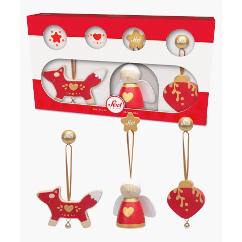 Set Decorazioni Rosse - Sevi Set Decorazioni Rosse - Sevi