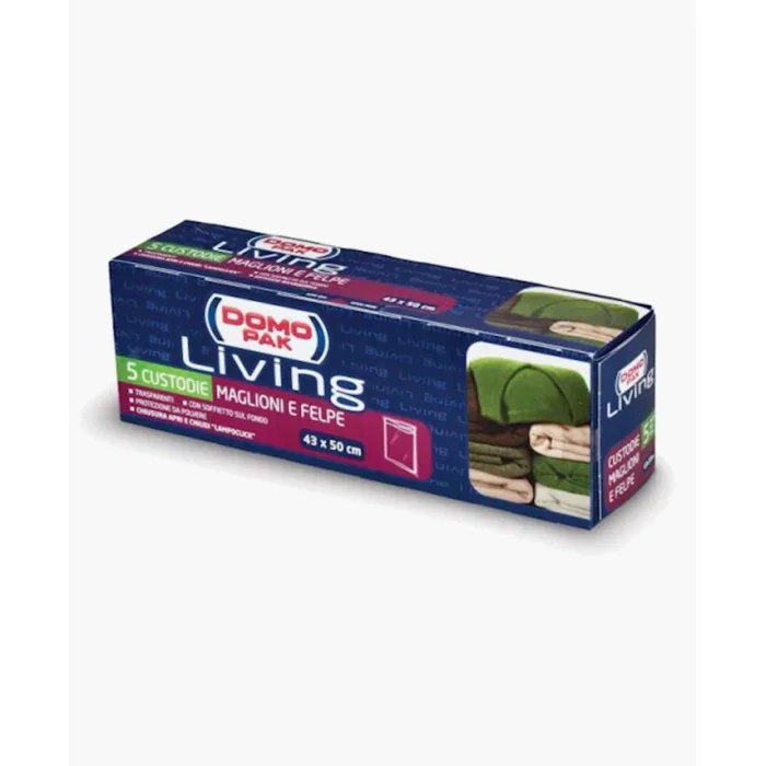 Domopak Living Custodie antipolvere - Maglioni Domopak Living Custodie antipolvere - Maglioni