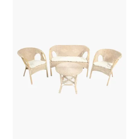 Salotto BAHMAS naturale con cuscini - Arredo Salotto BAHMAS naturale con cuscini - Arredo