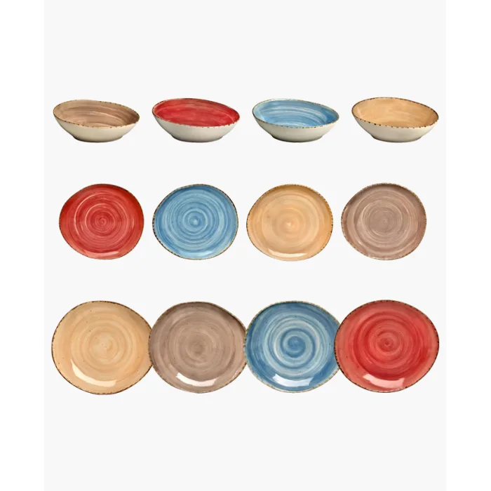 Servizio Piatti Colorati componibili - Kaleidos