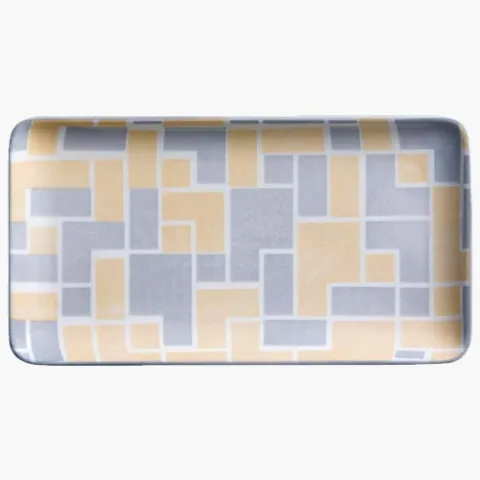 Piatto rettangolare grande TETRIS - Kaleidos Piatto rettangolare grande TETRIS - Kaleidos