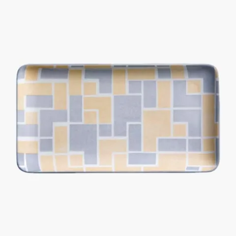 Piatto rettangolare piccolo TETRIS - Kaleidos Piatto rettangolare piccolo TETRIS - Kaleidos