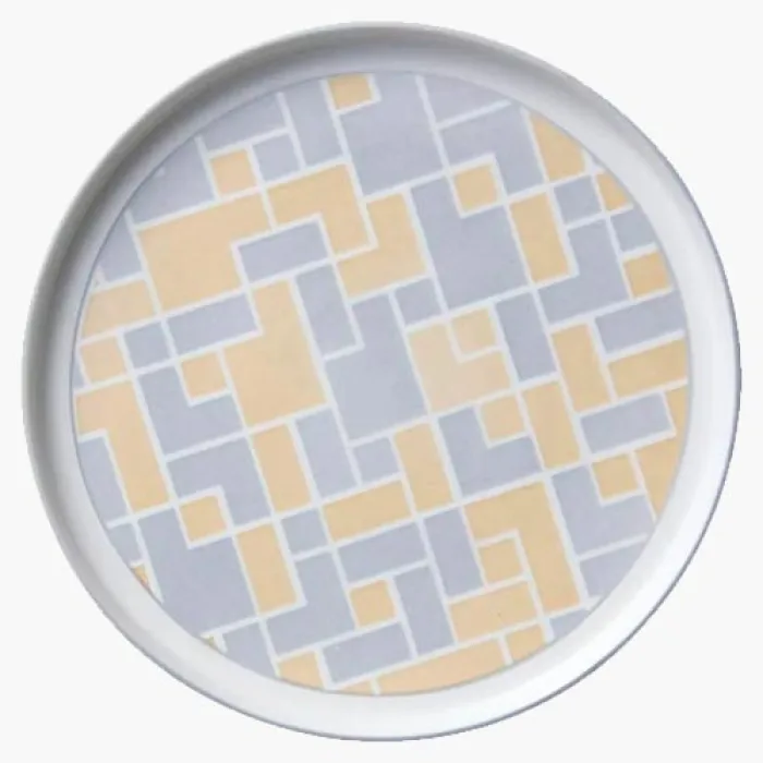 Piatto Tondo grande Tetris - Kaleidos Piatto Tondo grande Tetris - Kaleidos