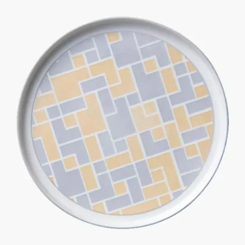 Piatto Tondo medio TETRIS - Kaleidos Piatto Tondo medio TETRIS - Kaleidos