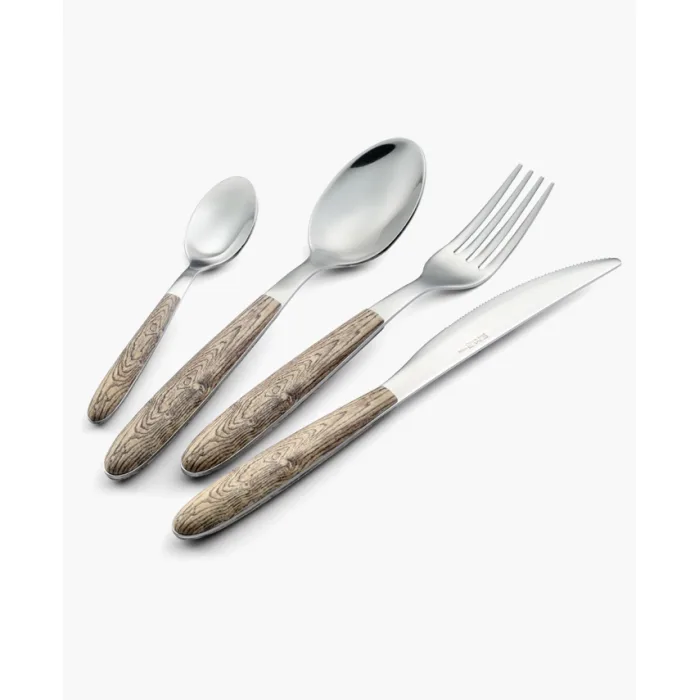 Servizio Posate Natural Wood Larice - Eme Servizio Posate Natural Wood Larice - Eme