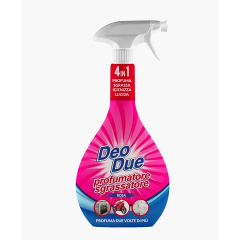Deo Due ROSA - Profumatore Sgrassatore - ChimiClean Deo Due ROSA - Profumatore Sgrassatore - ChimiClean