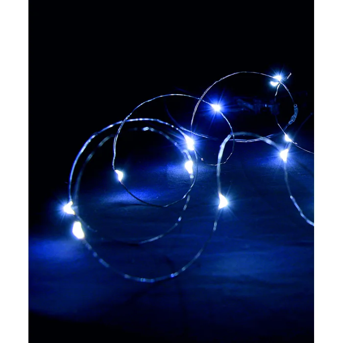 50 Gocce Led Bianco con Filo in Rame modellabile a batterie 5m - GiocoPlast 50 Gocce Led Bianco con Filo in Rame modellabile a batterie 5m - GiocoPlast