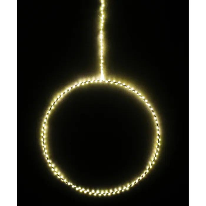 Anello luci Led Bianco caldo 40cm - GiocoPlast Anello luci Led Bianco caldo 40cm - GiocoPlast