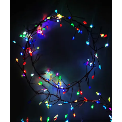 Cluster 300 Gocce Led RGB con Filo in Rame 2m - GiocoPlast Cluster 300 Gocce Led RGB con Filo in Rame 2m - GiocoPlast