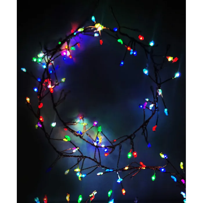 Cluster 300 Gocce Led RGB con Filo in Rame 2m - GiocoPlast Cluster 300 Gocce Led RGB con Filo in Rame 2m - GiocoPlast