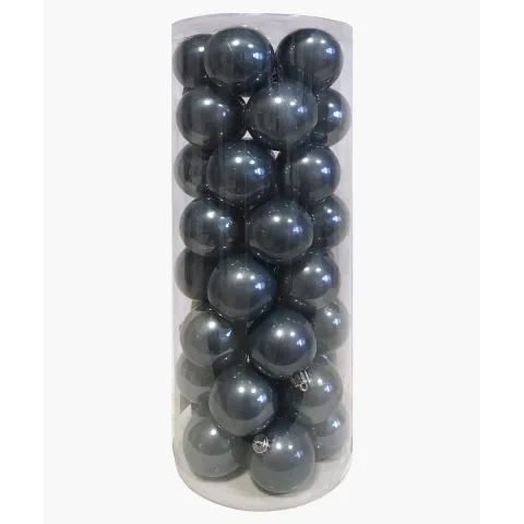 Palline di natale di plastica Blu scuro Ø6 - GiocoPlast Palline di natale di plastica Blu scuro Ø6 - GiocoPlast